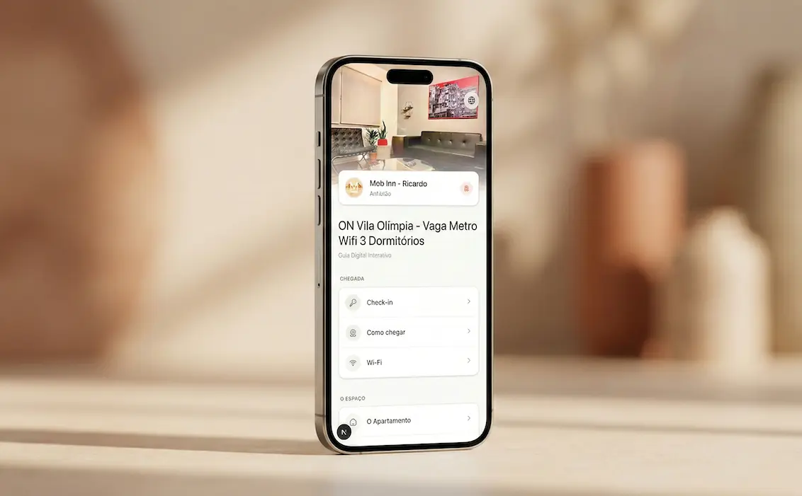 Digital Guest Guide Mockup